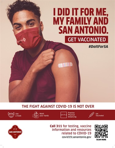 I did it for me, my family and San Antonio. Get vaccinated.