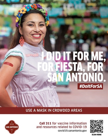 I did it for me, for Fiesta, for San Antonio.
