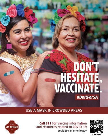 Don't hesitate, vaccinate.