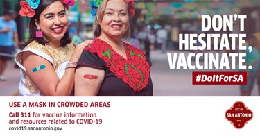 Facebook: Don't hesitate, vaccinate.
