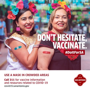 Instagram: Don't hesitate, vaccinate.