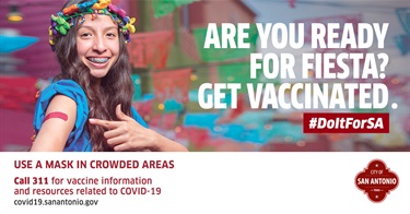 Facebook: Are you Fiesta ready? Get vaccinated.