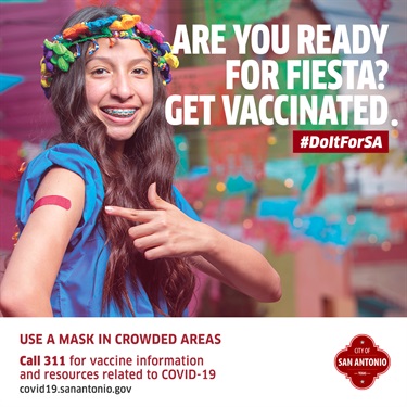 Instagram: Are you Fiesta ready? Get vaccinated.